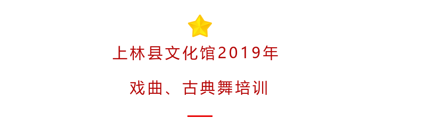 上林縣文化館2019年戲曲古典舞培訓
